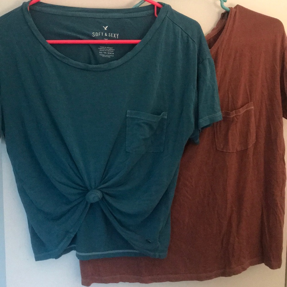 2 AE soft&sexy t shirts